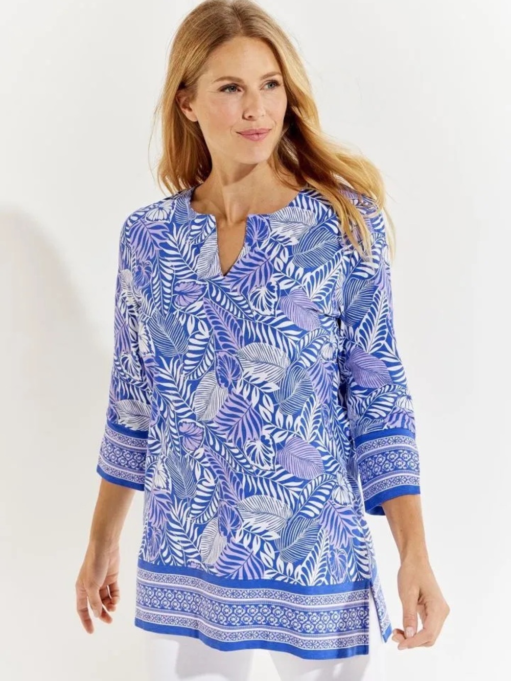 Coolibar St Lucia Floral Tunic Sz XXL